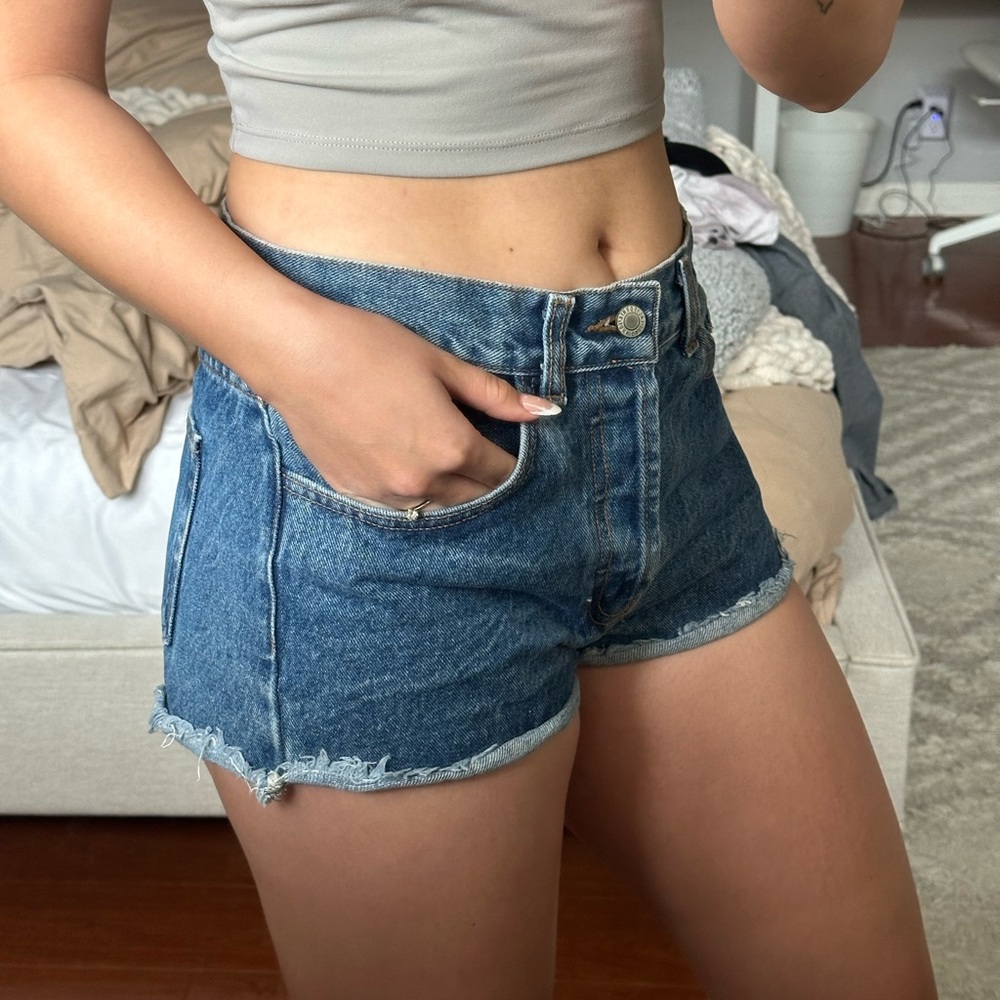 Brandy Melville Denim Blue Women's Shorts